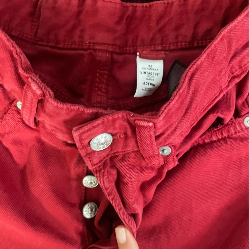 Vintage red jeans - Picture 5 of 5